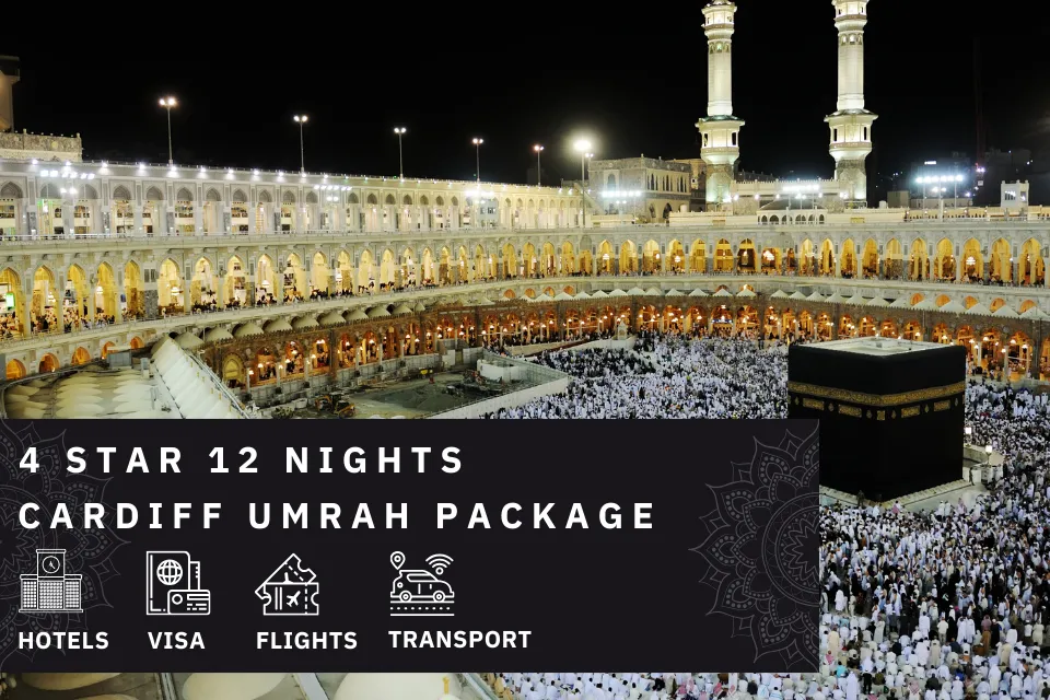 12 Nights 4 Star Cardiff Umrah Package